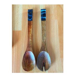 Juego de Cucharas de Cocina de Madera Natural para Sartenes Antiadherentes — Duraderas, Aptas para Alimentos, Regalo Ideal para la Cocina - Product Image 2