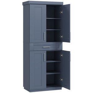 Mobile da Cucina in Legno Massello Stile Moderno, Armadio Multifunzionale con Pannelli in Compensato e Melamina, Arredamento per Soggiorno - Product Image 2