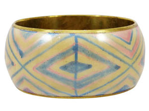 Anneaux de serviette artisanaux en laiton émaillé multicolore, imprimés, faits à la main, pour la décoration de table de mariage, idéaux pour les fêtes, vente en gros, articles cadeaux - Product Image 6