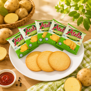 ขนมมันฝรั่งอบกรอบ ATELA 150 กรัม – ขนมมันฝรั่งบางกรอบ รสหวานเค็ม อเนกประสงค์ รับผลิตแบบ ODM - Product Image 1