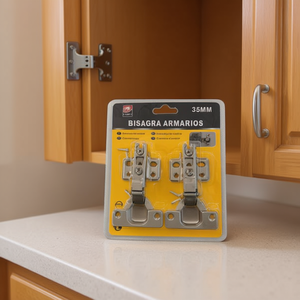 Bisagra de puerta de armario de cocina de curvatura media 12/U, piezas y accesorios para gabinetes - Product Image 2