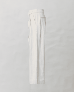 The31 High Quality Women's <b>Pants</b> Minimalistic Design Casual Solid Natural Regular Fit Premium <b>Linen</b> Cotton Maxi Length 11PCAW014 - Product Image 3