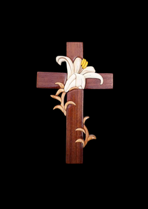 Décoration Murale de Noël Religieuse en Bois Intarsia, Plaque Murale Artistique en Bois, Souvenir Artisanat en Bois - Product Image 2