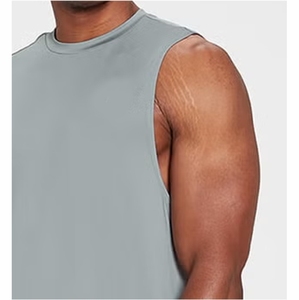 Débardeur surdimensionné pour hommes, dernier design, sans manches, service OEM, fabricant de haute qualité, prix bas. - Product Image 4