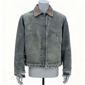 Chaqueta Vaquera para Hombre, Diseño Moderno y Urbano para Invierno, Chaqueta Vaquera Transpirable de Alta Calidad - Product Image 4