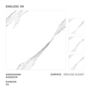 Marfil Crema Design Nano Polished High Quality 600x600mm Soluble Salt Porcelain Tiles Glossy 8mm Printed Color Villa School - Product Image 6