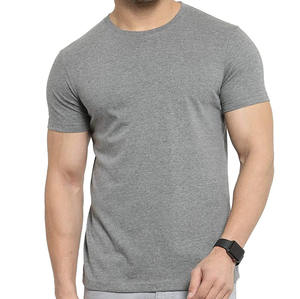 Camisetas de verano informales de color liso, camiseta de manga corta para hombre, camiseta de algodón para gimnasio, Fitness, deportes, camiseta de alta calidad para hombre - Product Image 5