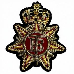 Badges en fil métallique de style vintage, élégants et de la mode royale - Product Image 2