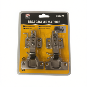 Bisagra de puerta de armario de cocina de curvatura media 12/U, piezas y accesorios para gabinetes - Product Image 1