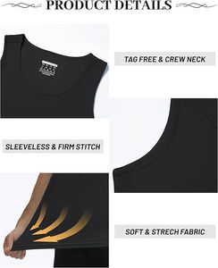 Men's <b>Singlets</b> Fitness Sleeveless Breathable and Quick Dry <b>Running</b> Workout Clothing Bodybuilding <b>Singlets</b> for Sports Wear - Product Image 3