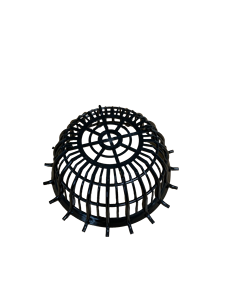 Maceta de Metal Rústica con Diseño Circular y Acabado con Recubrimiento en Polvo para Plantar en el Jardín - Product Image 3