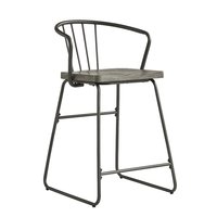 Chaise de bar élégante et moderne en métal et cuir PU, avec repose-pieds, écologique, pour la maison, la cuisine, la chambre, l'hôpital, l'extérieur
