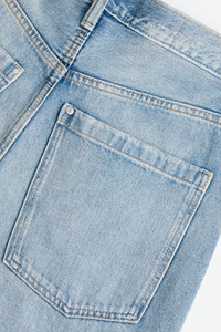BEST ROCK INTERNATIONAL Jeans en denim pour homme, personnalisés, légers, respirants, taille mi-haute, coupe droite, style baggy, hip-hop, de haute qualité - Product Image 6