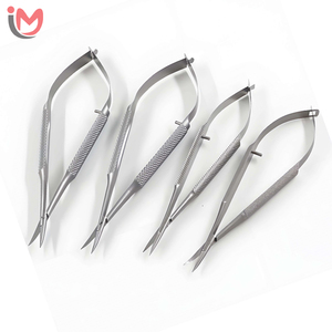 Beauty Micro Dissecting <b>Curved</b> Spring <b>Scissors</b> 14.5CM Stainless Steel Manual Instrument Set Tegra Surgical OEM Wholesale - Product Image 2