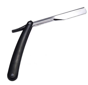 Navaja de barbero profesional de acero inoxidable, herramienta de afeitado recta, navaja de barbero profesional de filo recto - Product Image 1