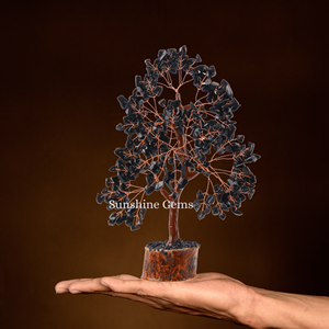 Arbre de Vie en Tourmaline Noire en Gros, Arbre en Cristal avec Fil de Cuivre, Pierres de Guérison, Décoration d'Intérieur - Product Image 6