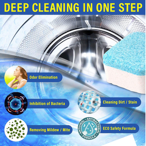 Hot-Selling AJYF Model 006 12pcs/Pack Household Effervescent Cleaning <b>Tablets</b> Eco-Friendly Highly Concentrated Foam Sink Washing - Product Image 3