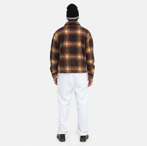Veste polaire Sherpa chaude et ample à capuche pour homme avec poche zippée, vestes polaires de chasse personnalisées, veste polaire Sherpa coupe-vent - Product Image 6