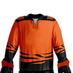 Uniformes de Hockey sobre Hielo para Hombre de Diseño Personalizado de Alta Calidad, Cómodos y Transpirables de Poliéster, Nombre del Equipo Impreso OEM, Conjuntos de Uniformes para Adultos - Product Image 2