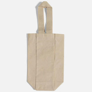 Sac fourre-tout pour bouteille de vin en toile 100% coton, fabrication sur mesure, réutilisable, tissu résistant - Product Image 2
