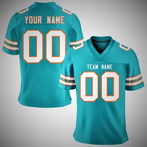 Camiseta Deportiva Personalizada de Fútbol Americano para Hombre, Manga Corta, Transpirable, de Secado Rápido, Uniforme de Equipo, Malla, OEM ODM - Product Image 2