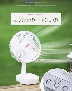 Ventilador de Escritorio de Plástico para el Hogar GongTian F1122 sin Aspas, Recargable, con Control de Botones y Caja - Product Image 3