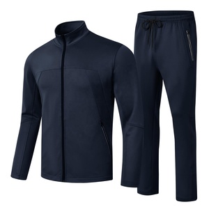 ชุดวอร์มผู้ชายมาใหม่ คุณภาพสูง ผลิตจากโพลีเอสเตอร์/คอตตอน ระบายอากาศได้ดี เหมาะสำหรับฤดูหนาว ชุดเซ็ตเสื้อฮู้ดซิปเต็มตัวและกางเกง สามารถปรับแต่งได้ - Product Image 3