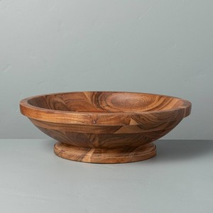 Handcrafted Teak Wood <b>Decorative</b> Bowl | Wholesale Centerpiece | Moradabad - Product Image 4