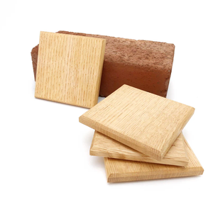 Posavasos de Madera Natural Hechos a Mano, Ecológicos, de 4 Piezas, con Forma Personalizada, Diámetro Personalizado, Estilo Rústico Moderno, Posavasos Personalizados para el Hogar - Product Image 5