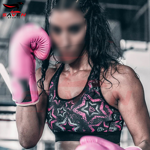 Soutien-gorge de sport imprimé par sublimation, grande taille, vêtements de fitness pour femmes de qualité supérieure, soutien-gorge de sport respirant uni pour le yoga - Product Image 5
