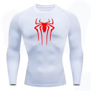 Camiseta deportiva de manga larga con estampado vibrante por sublimación completa, transpirable, para entrenamiento atlético, ejercicios de alta intensidad, gimnasio y running. - Product Image 6