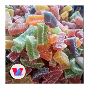 Mixed <b>Fruit</b> Seaweed <b>Jelly</b> Topping for Milk Tea, Chewy Agar Bar, Sea Moss Garnish for Beverage & Yogurt, Vacuum Packed 1kg - Product Image 1