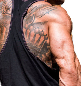 Custom <b>Men</b> Stringer Tank Tops Sleeveless Workout <b>Singlets</b> Breathable Gym Training Apparel OEM Supplier Premium Stringer <b>Singlet</b> - Product Image 5
