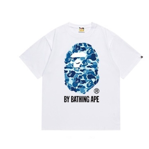 Unisex Summer <b>Knit</b> T-Shirt 100% Cotton <b>Animal</b> Shark Camo 260g Custom Logo Tee - Product Image 4