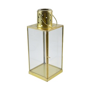 Lanternes en métal design avec combinaison verre et finition standard, porte-bougies de différentes tailles pour la décoration intérieure et l'utilisation de bougies. - Product Image 1