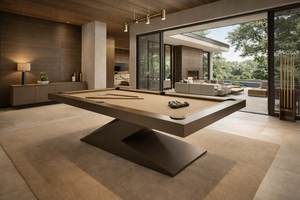 Argmac Outlier Indoor <b>Pool</b> Table with Dining Top Customizable High-Speed Felt Durable Design for Home Hotel Training Use - Product Image 4