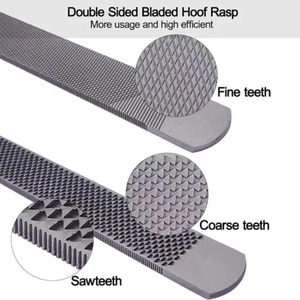Râpe à sabots en acier inoxydable 14 pouces, outils de ferrage, équipement de réparation pour chevaux de course, Silver Bullet Sports Outdoor - Product Image 4