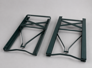 Ensemble de pieds de table pliants en métal robuste, base en acier thermolaqué pour tables de jardin, de banquet et de salle à manger en bois, vente en gros - Product Image 2