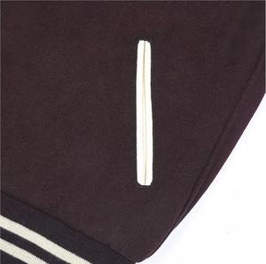 Men Classic Premium Winter Letterman <b>Jacket</b> High Quality Varsity Style Soft Snap Front Comfortable Rib Knit <b>Casual</b> Breathable - Product Image 5