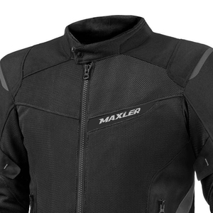 Chaqueta Deportiva de Motocicleta para Hombre, Diseño de Malla Negra con Paneles Ventilados, Bolsillos para Armaduras, Chaquetas de Seguridad y Comodidad para Motociclistas - Product Image 3