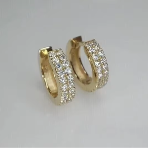 Bague en moissanite florale en argent sterling 925, design feuille vintage, bague d'éternité empilable pour mariage - Product Image 1