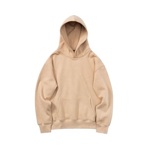 2025 personnalisé surdimensionné 100% coton pull à capuche pour hommes brodé Street Style lourd blanc grande taille hommes sweats à capuche - Product Image 4