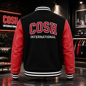 เสื้อแจ็คเก็ตวาร์ซิตี้ฤดูหนาวคุณภาพสูงจาก Cosh International สำหรับผู้ชาย ปักโลโก้ตามสั่ง สีตามสั่ง ผ้าแคนวาสกันน้ำ - Product Image 6