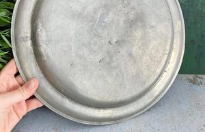 Retro Stainless Steel Dishes & Plates for Desserts Western Steaks Barbecue Coffee Shop <b>Trays</b> Cake & <b>Breakfast</b> Plates - Product Image 3