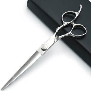 Tijeras de Peluquería Profesionales de 7 Pulgadas, Tijeras de Peluquería de Alta Calidad con Certificación ISO, Personalizables, de Acero Inoxidable para Cortar el Cabello - Product Image 1