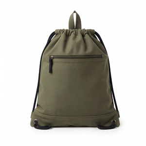 Foldable Lightweight Travel Drawstring Bag Unisex 100% Polyester Drawstring <b>Backpack</b> Unisex Lightweight Workout Bags Men - Product Image 2