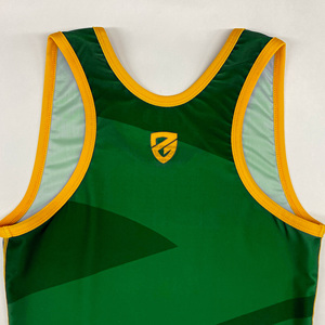 Men <b>Singlet</b> Wrestling Suit Gym Training Wrestling <b>Singlets</b> Men Power Lift <b>Weightlifting</b> Custom Made <b>Singlet</b> - Product Image 4
