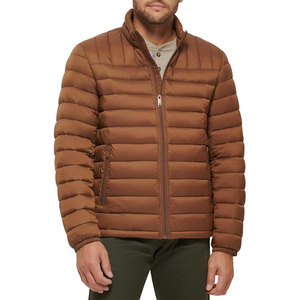 High Quality Men's Bubble Puffer Jacket Stand Collar Custom Logo Slim Fit Casual Winter Trend Warm Quilted <b>Coat</b> Pakistan - Product Image 1