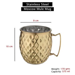 Functional Copper Moscow Mule Mugs Created For Daily Cocktail Enjoyment Suitable For Kitchen Bar And Dining Events - Product Image 1