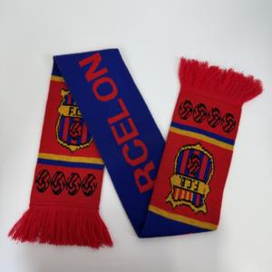 Écharpe de supporter de football personnalisée en jacquard double face, légère et écologique, avec logo imprimé, vente en gros d'usine pour clubs sportifs - Product Image 5